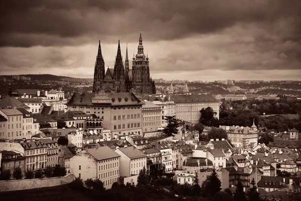 Prager Burg Mit Veitsdom Tschechien — Stockfoto