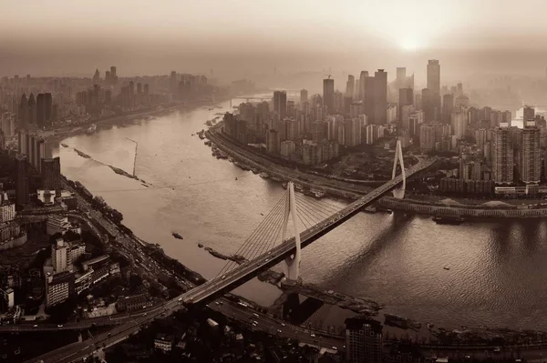 重庆城市建筑与中国城市天际线 — 图库照片