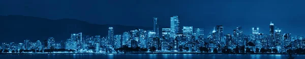 Місто Ванкувер Вночі — стокове фото