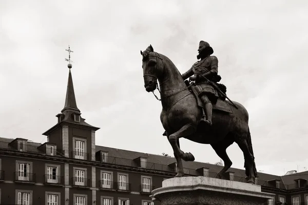 Immeuble Historique Plaza Mayor Madrid Espagne — Photo