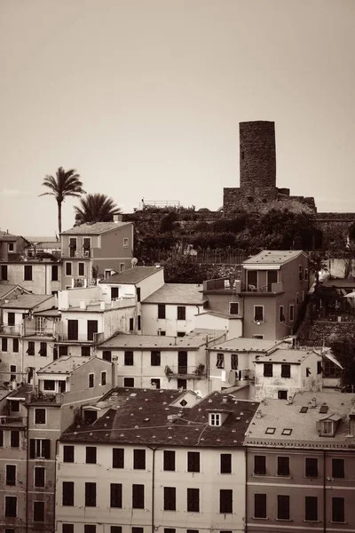 Edificios Vernazza Uno Los Cinco Pueblos Cinque Terre Italia —  Fotos de Stock