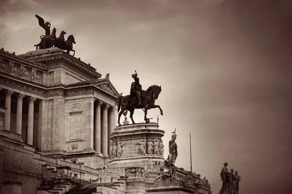 Ulusal Victor Emmanuel Anıtı Veya Vittoriano Piazza Venezia Roma Talya — Stok fotoğraf