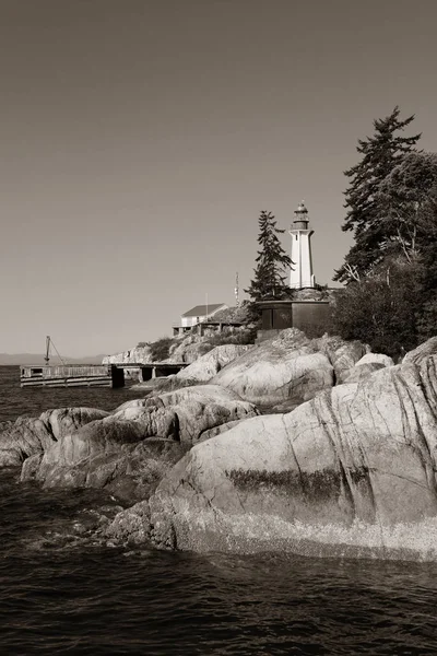 Point Atkinson Light House Vancouver Canada — Foto Stock