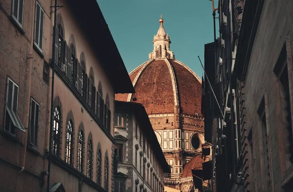 Duomo Santa Maria Del Fiore Straatbeeld Florence Italië — Stockfoto