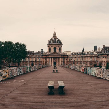 Paris 'teki Seine Nehri üzerindeki Pont des Arts.