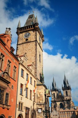 Eski Şehir Meydanı Prag Çek Cumhuriyeti tarihi binalar