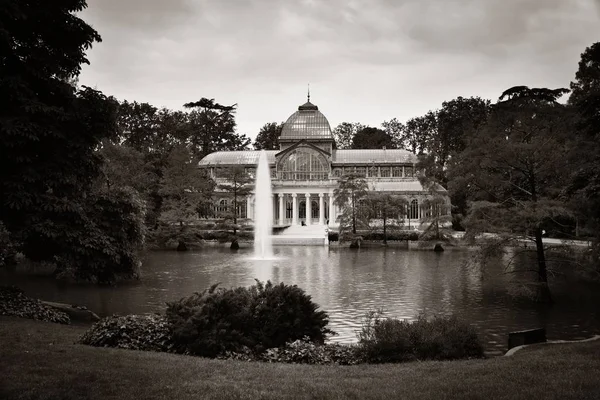 Crystal Palace Або Palacio Cristalis Парку Retiro Мадриді Іспанія — стокове фото