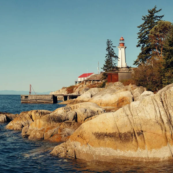 Point Atkinson Light House Vancouver Kanada — Stock fotografie