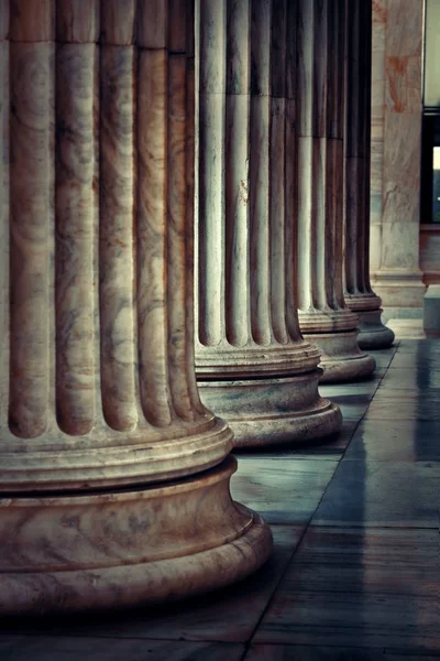 Yunanistan 'ın Atina kentindeki mimariye yakından bir bakış.