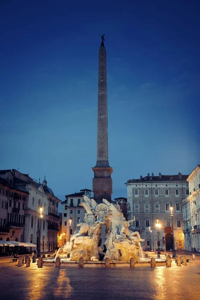 Piazza Navona Římě Itálie — Stock fotografie