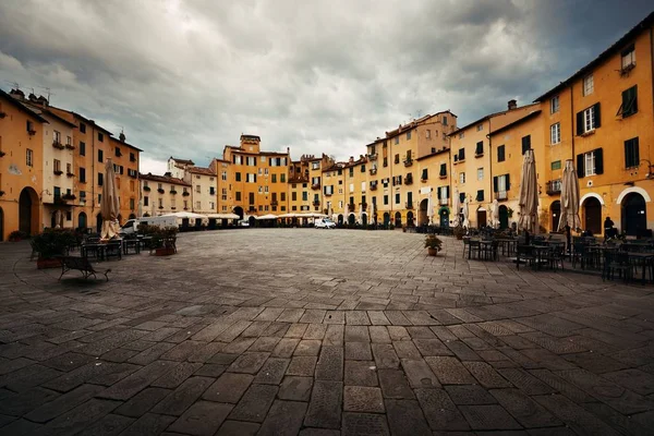 Piazza Dell Anfiteatro Lucca Italia — Foto de Stock
