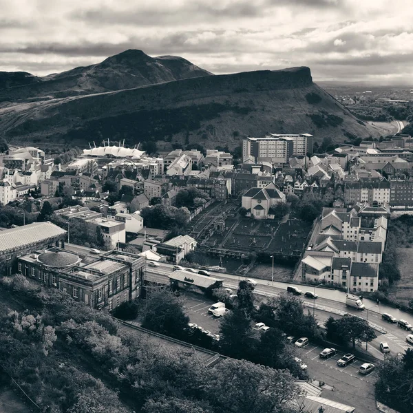 Edinburgh City Skyline Vista Calton Hill Regno Unito — Foto Stock