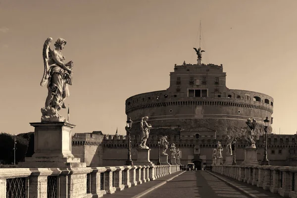 Castel Sant Angelo Como Famoso Destino Viagem Roma Itália — Fotografia de Stock