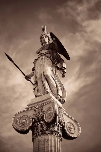 Athena Statue Athen Griechenland — Stockfoto