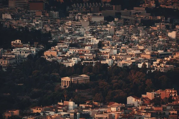 Temple Héphaïstos Sommet Montagne Athènes Grèce — Photo