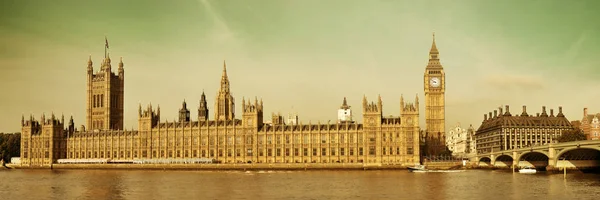 Big Ben Chambre Parlement Londres Noir Blanc — Photo