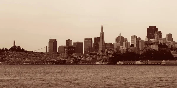 San Francisco City Skyline Panorama Med Urban Arkitekturer — Stockfoto