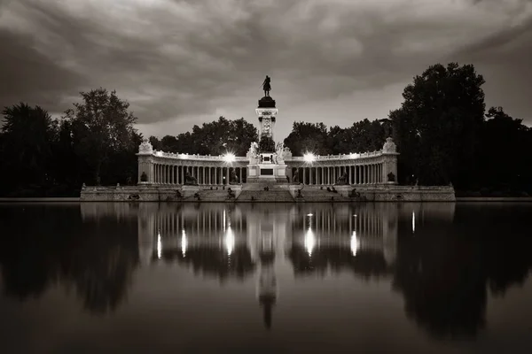 Denkmal Für Alfonso Xii Retiro Park Madrid Spanien — Stockfoto