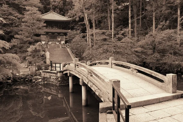 Helgedom Med Historisk Byggnad Kyoto Japan — Stockfoto