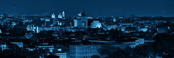 Rome Vue Panoramique Sur Toit Avec Horizon Architecture Antique Italie — Photo