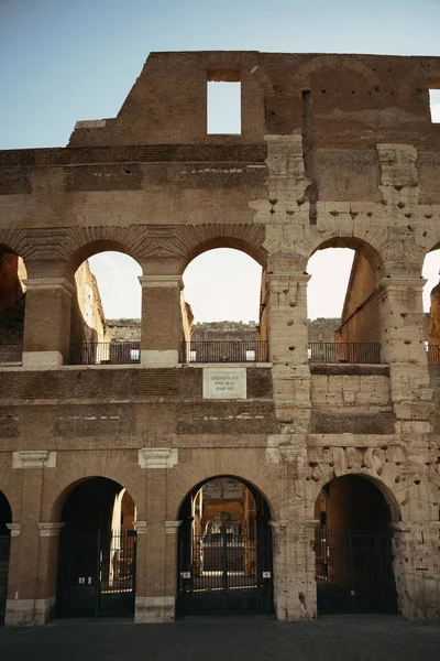 Colosseo Vista Interna Roma — Foto Stock