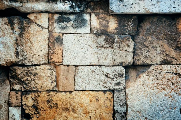 Muur Textuur Historische Ruïnes Van Acropolis Athene Griekenland — Stockfoto