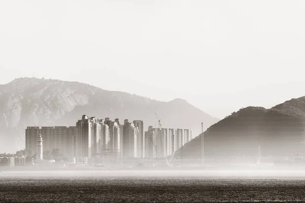 Xiamen City Skyline Rock Shore Fujian China — Stock Photo, Image