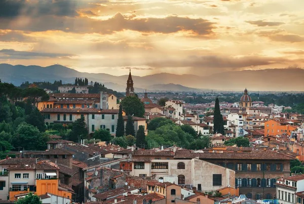 Florence Panorama view střešní — Stock fotografie