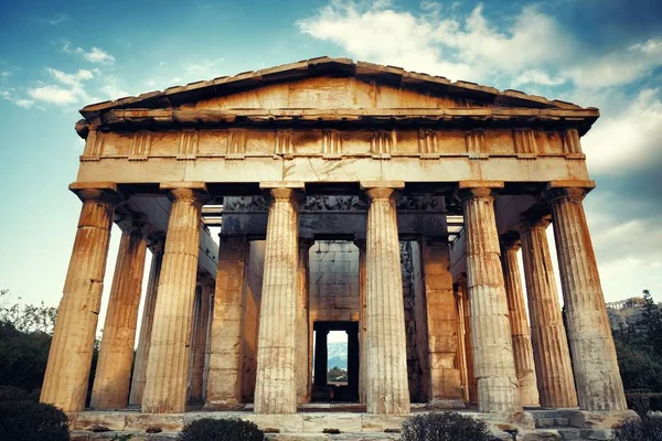 Close-up van de tempel van Hephaestus — Stockfoto