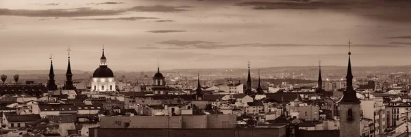 マドリードの屋上ビュー — ストック写真