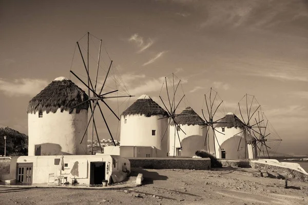 Mykonos-Windmühle — Stockfoto