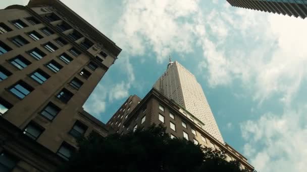 New York City 7th Avenue Empire State Building — Vídeo de Stock