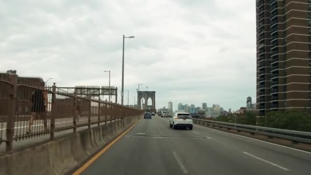 Puente de Brooklyn de Nueva York — Vídeos de Stock