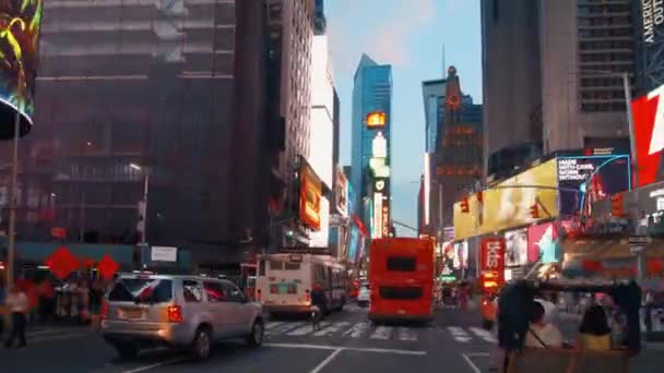 New York City Times Square — Stock Video