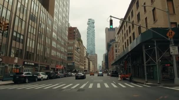 Nova Iorque cidade Manhattan centro da cidade — Vídeo de Stock