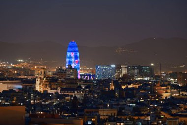Barselona manzarası, gece