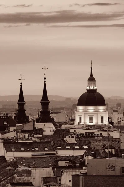 Madrids Dachterrasse — Stockfoto