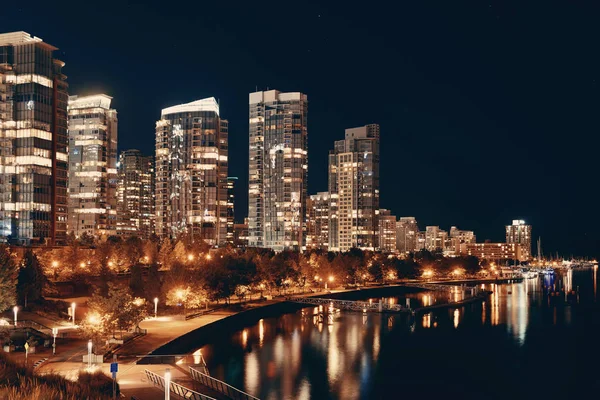 Vancouver natt — Stockfoto