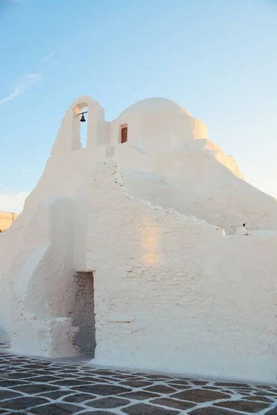 Igreja Mykonos de Panagia Paraportiani — Fotografia de Stock