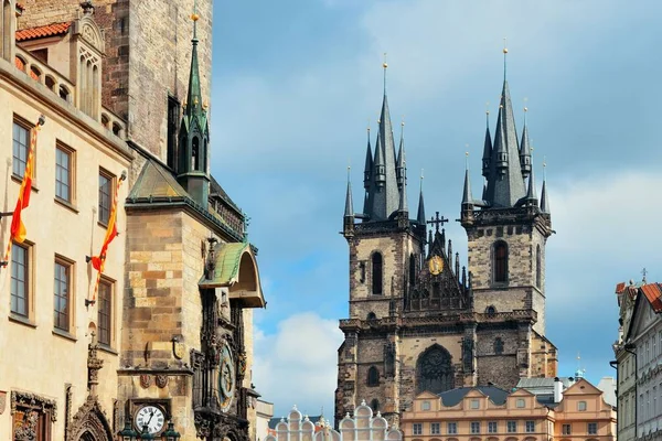 Old Town Square edifícios — Fotografia de Stock