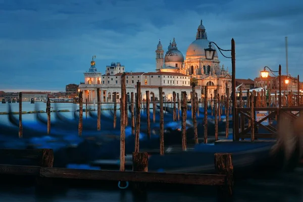 Gran Canal de Venecia visto por la noche — Foto de Stock