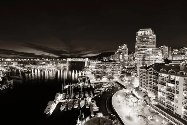 Blick auf den Hafen von Vancouver — Stockfoto