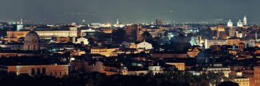 Roma manzarası gece görünümü
