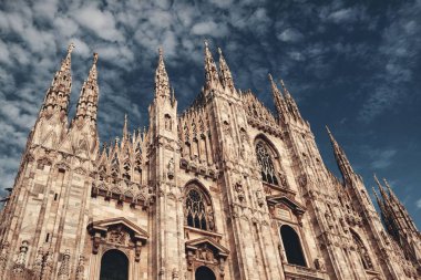 Milan Cathedral closeup clipart