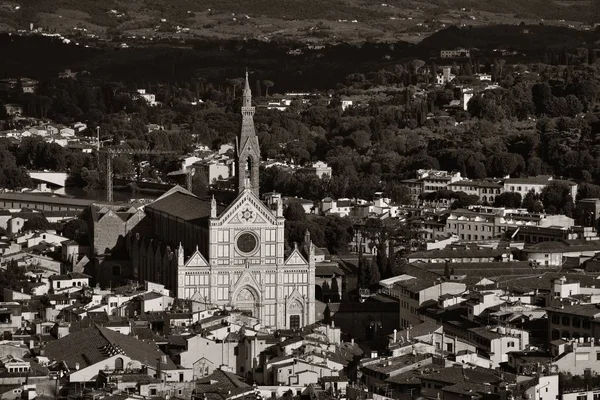 Basiliek van Santa Croce Florence — Stockfoto