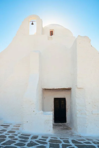 Mykonos kyrkan av Panagia Paraportiani — Stockfoto
