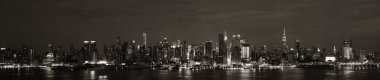 Manhattan midtown manzarası, gece
