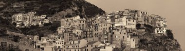 Cinque Terre 'deki Manarola binaları 