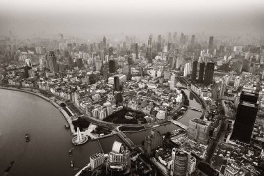 Shanghai havadan görünümü