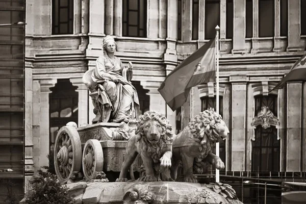 Madrider Brunnen der Zibeles — Stockfoto